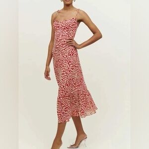 Heart Print Enya Reformation Dress